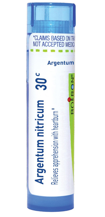 Boiron Argentum Nitricum 30C Homeopathic Medicine for Apprehension & Stage Fright - 80 Pellets