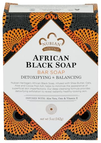 Nubian Heritage Soap Bar, African Black, 5 Ounce