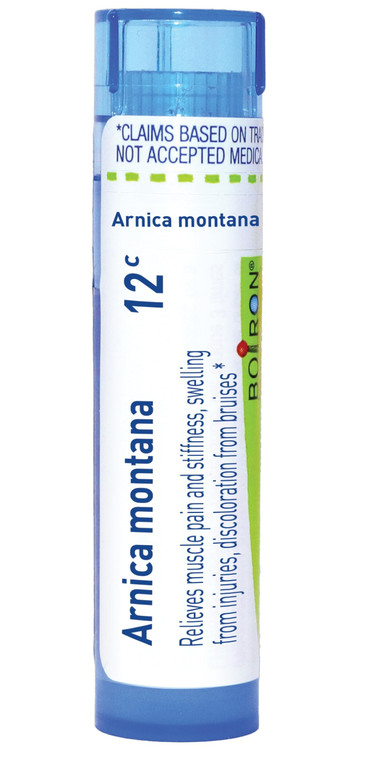 Boiron Arnica Montana 12C for Muscle Pain, Stiffness, Swelling from Injuries & Bruises - 80 Pellets