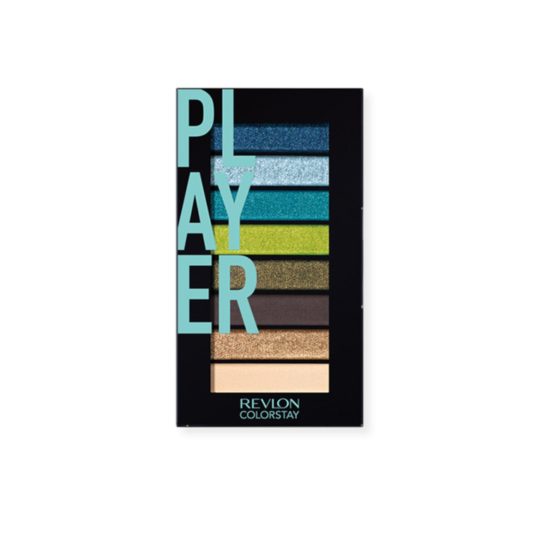 Revlon Eyeshadow Palette, ColorStay Looks Book Eye Makeup, Highly Pigmented in Blendable Matte & Metallic Finishes, 910 Player, 0.12 Oz