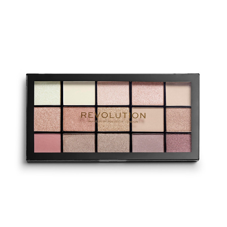 Revolution, Reloaded Shadow Palette, Blendable Matte & Shimmer Finishes, 15 Shades, Iconic 3.0, 0.58 oz