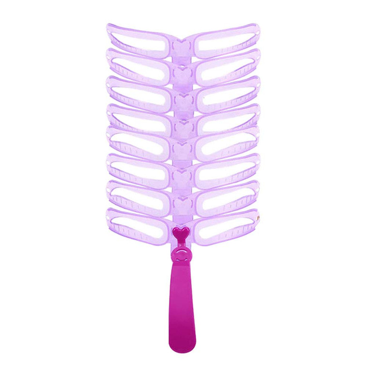 Eyebrow Stencils Set Handheld Eyebrow Grooming Stencil Shaper Stereo Stencil Card