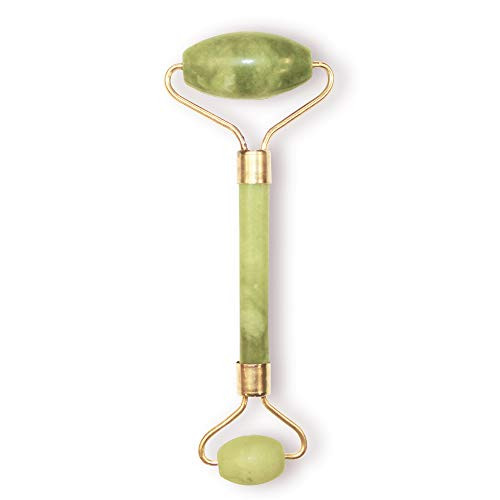 Danielle Jade Roller, Jade Stone Double Head Facial Jade Roller, Perfect for Relaxing