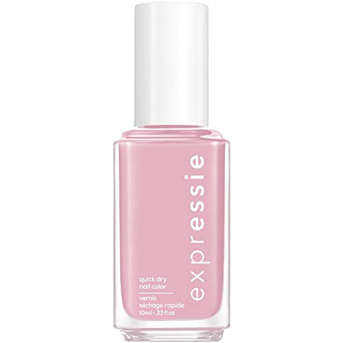 essie Expressie Nail Polish, Quick-Dry Lilac Purple Nail Polish, Vegan, Throw It On, 0.33 fl oz