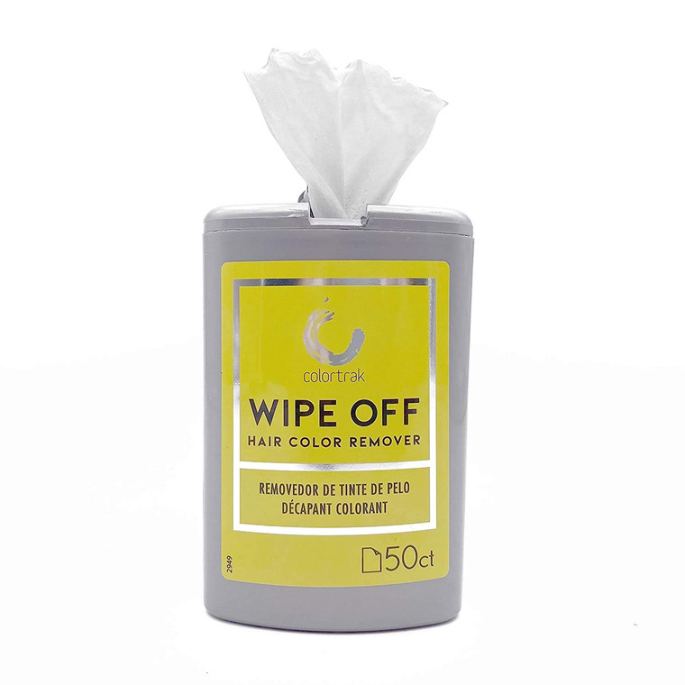 Colortrak Gentle Hair Color Remover Wipes, Moist, Non-irritating Towelettes, Formulated with Aloe, Easily Remove Hair Color Stains from Skin, Conveni