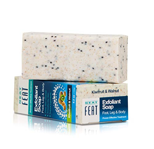Neat Feat Kiwifruit and Walnut Foot Scrub Soap, 5.2 Fl. oz.