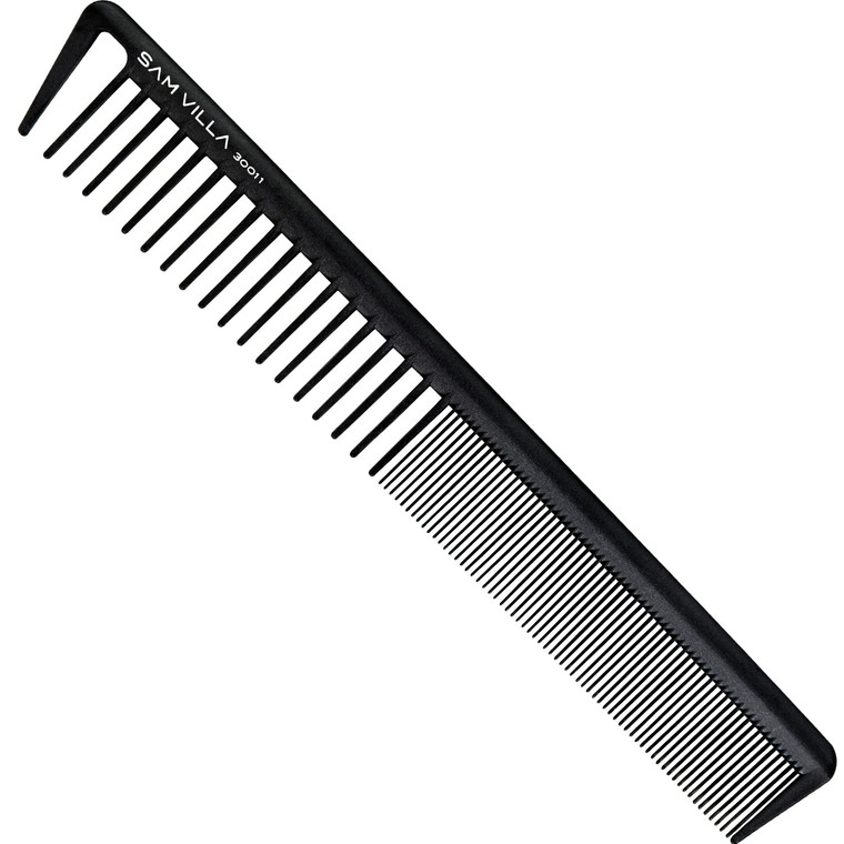 Sam Villa Signature Series Professional Short Cutting & Hair Parting Comb