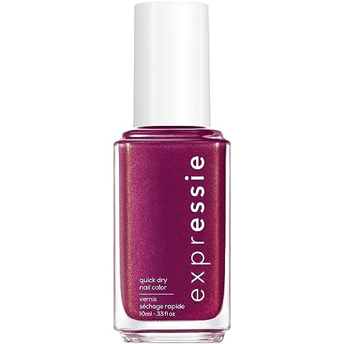 Essie expressie, Quick-Dry Nail Polish, 8-Free Vegan, Magenta Pink, Mic Drop-It-Low, 0.33 fl oz