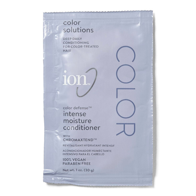 ion Color Defense Intense Moisture Conditioner Packette, Vegan, Paraben free, Sulfate Free, Protects, Hydrates, Color Safe