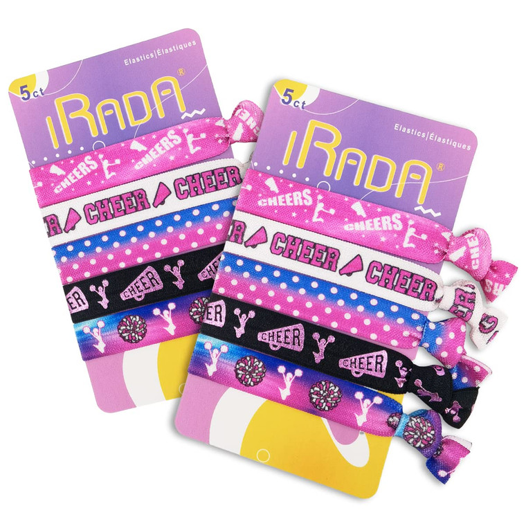 10pcs Elastic Hair Ties for Girls Women Cute Ribbon Ponytail Holders No Damage Knotted Hair Bands-Gymnastic Hair Tie
