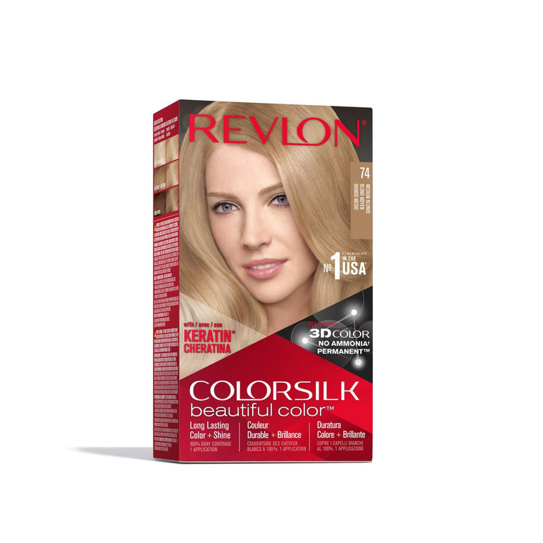 REVLON ColorSilk Haircolor, Medium Blonde