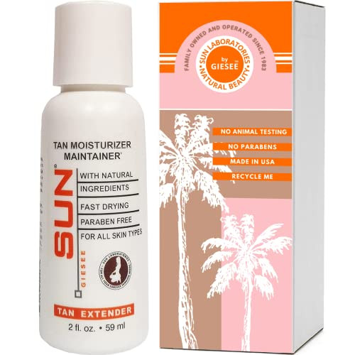 Sun Laboratories By Giesee Tan Extender Glow Lotion 2 oz - Self Tanning Lotion, Self Tanner, Tanning Lotion, Travel Size, After Tan Moisturizer, Afte