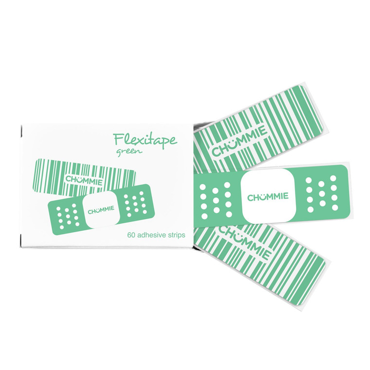 Chummie Quick Peel Easy Stick Flexitape for Bedwetting Alarm, 60 Count (Green, 60 Count (Pack of 1))