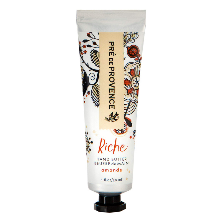 Pre de Provence Riche Collection Hand Butter, Amande, 30 ml,1 fl Oz(Pack of 1)(35710AM)
