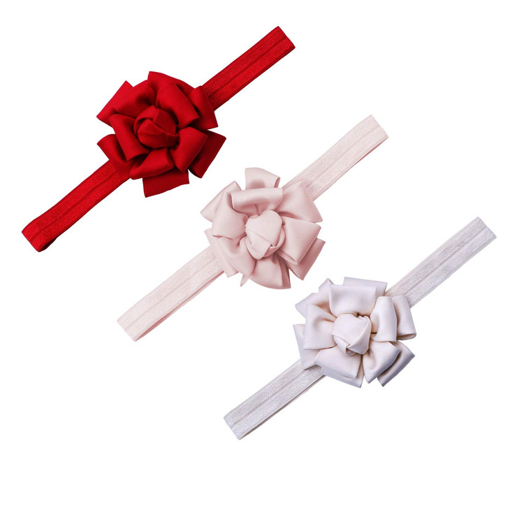 Onedor Baby Turban Knotted Elastic Bows Headbands Wrap Hair Accessories for Infant, Toddler, Newborn Girls