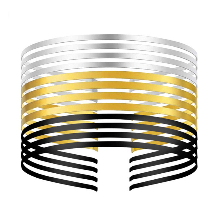 HGjewelry Smooth Metal Headbands Women Hair DIY Craft Blank Thin Steel Wire Frame Hairband Head Bands Christmas Gift Mixed Color