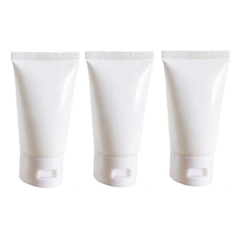 24PCS 20ML/0.68oz Empty Refillable Cosmetic Squeeze Tube Bottle Containers Jars Pot With Flip Cap For Makeup Shampoo Facial Cleanser Body Cream Showe