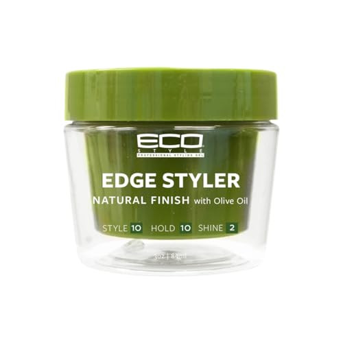Ecoco Eco Styler Natural Finish Pomade with Olive Oil Edge Styler Strong Hold 3 oz