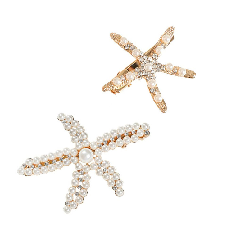 Rhinestone Alligator Hair Clips Duckbill Hairpins Flower Hair Barrettes for Women Hair Styling Tools Hair Accessories Pearls Hair Pins