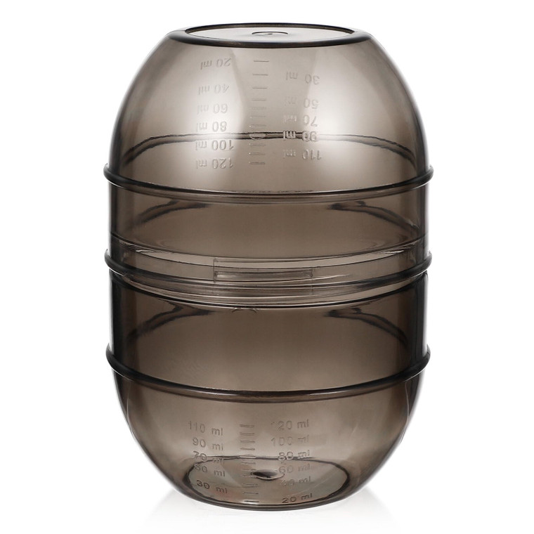 Lurrose Hair Dye Color Mixing Cup with Double Scale Hair Tint Shaker Mixer Bowl for Salon and Home Coloring