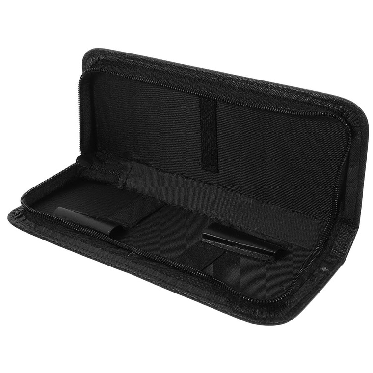KALLORY Hair Scissors Storage Bag 8.66X3.34X1.18In Compact Zippered Scissors Case for Salon Barber Hairdressing Shears Carrier