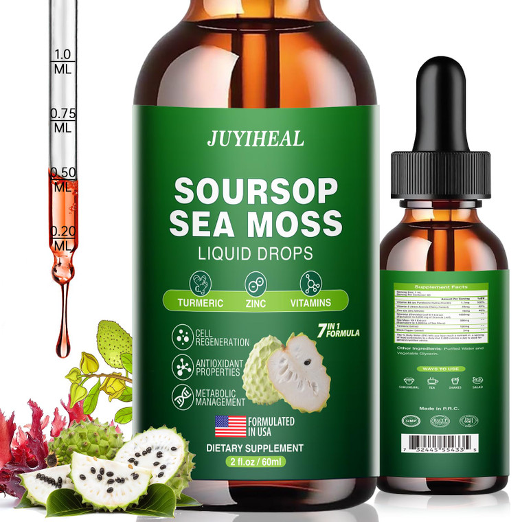JUYIHEAL 4 Fl Oz Soursop Graviola Liquid Drop