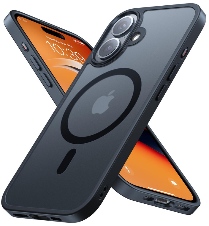 Garuiel Magnetic for iPhone 16 Case Compatible with MagSafe, [16 FT Military-Grade Drop Protection] Shockproof Protective Phone Case Anti-Fingerprint