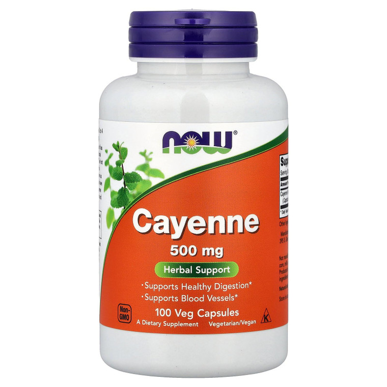 Now Foods Cayenne 500mg 100 Vcaps