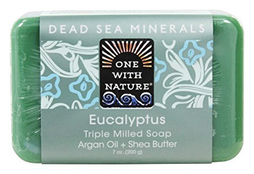 One With Nature Eucalyptus Dead Sea Mineral Soap, 7 Ounce Bar