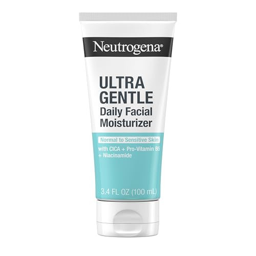 Neutrogena Fragrance Free Daily Facial Moisturizer, Face & Neck Moisturizer for Sensitive Skin with Vitamin B3, Pro-Vitamin B5 & Vitamin E Supports S