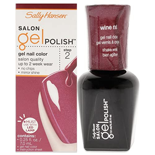 Sally Hansen Salon Pro Gel, Wine Not, 0.14 Fluid Ounce