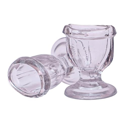 Glass Eye Wash Cup - Effective Eye Rinse and Cleansing  Eco-Friendly Non-Reactive Safe and Comfortable (Set of 2)