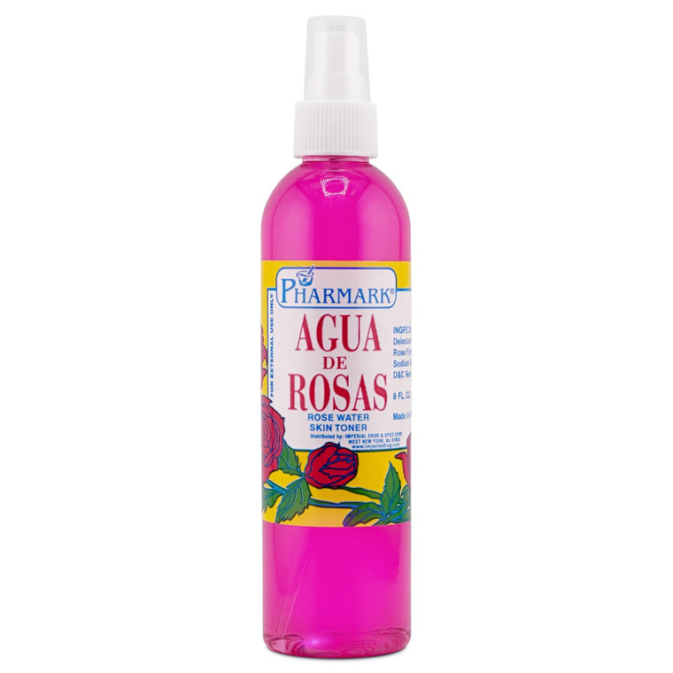 Agua De Rosas 8 Oz. Rose Water by Pharmark