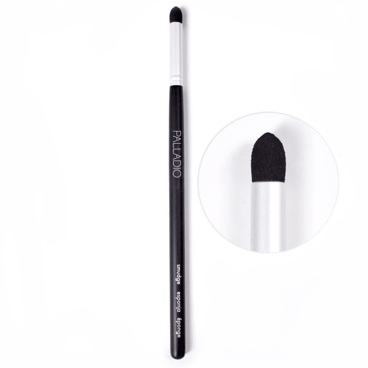 Palladio Smudge Brush, Pointed Sponge Applicator Flawless Blending, Smooth Finish, Synthetic Sponge, Soft Feel, Comfortable Grip, Professional Applic