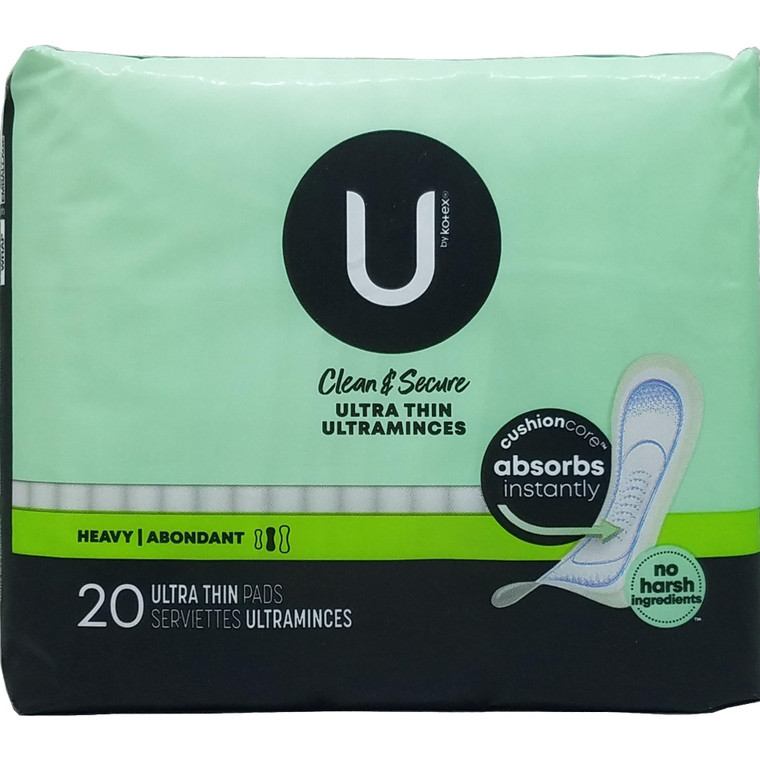 Kotex Security Ultra Thin Pads Long 20 Each