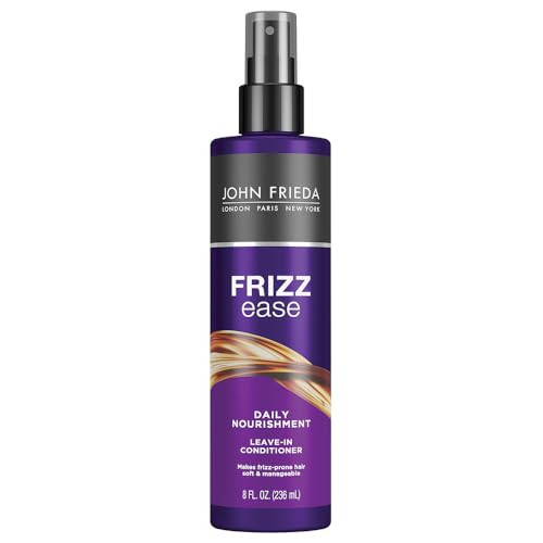 John Frieda Frizz Ease Daily Nourishment Conditioner, 8 Ounce Leave-in Conditioner for Frizz-prone Hair, with Vitamin A, C, and E