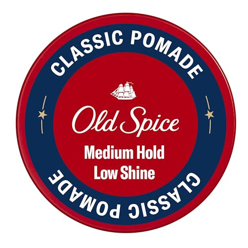 Old Spice Hair Pomade for Men, Medium Hold, Low Shine, Men's Hair Styling, 2.22 Oz