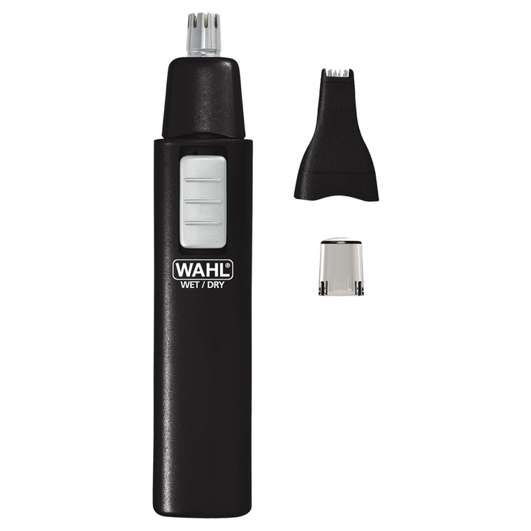 Wahl 5567-500 Ear, Nose and Brow Wet/Dry Battery Trimmer, Black