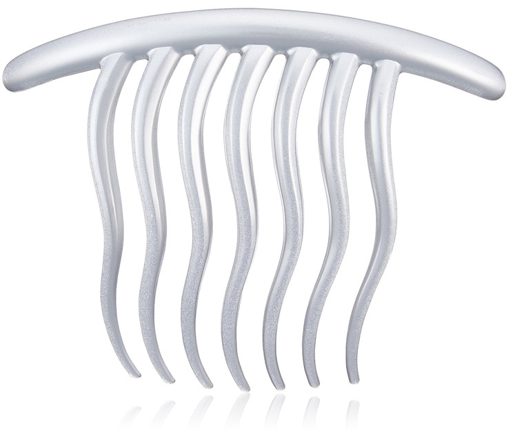 CARAVAN 7 Tooth Wavy Teeth Gold OR Silver French Twist Comb