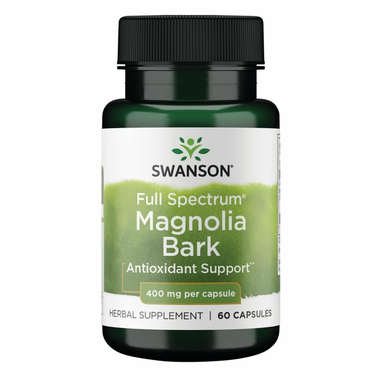 Swanson Magnolia Bark - Herbal Supplement Traditionally Used to Promote Nervous System & Digestive Health Support - May Promote Respiratory Health &