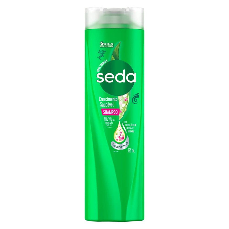 Linha Crescimento Saudavel Seda - Shampoo 325 Ml - (Seda Healthy Growth Collection - Shampoo 11 Fl Oz)