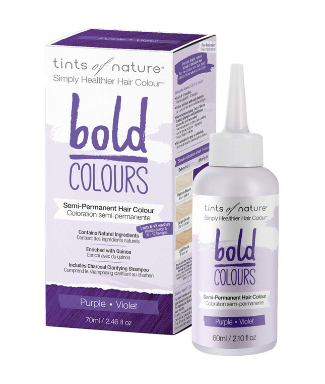 TINTS OF NATURE Purple Bold Hair Colour, 70 ML