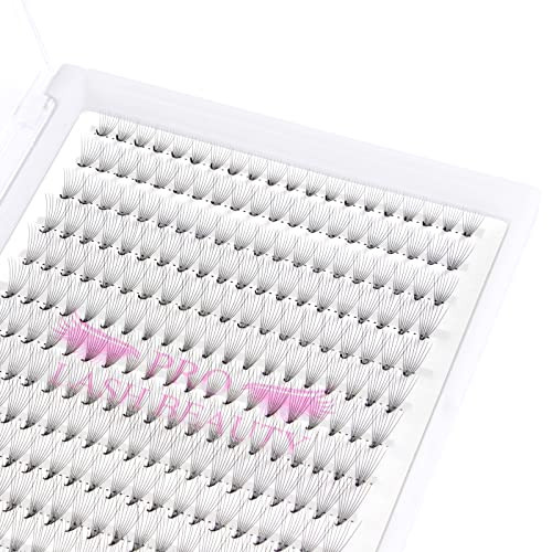 PRO LASHBEAUTY Premade Fans Eyelash Extensions 3D 5D 7D Volume Lash Extensions 9-20mm Black Vegan Faux Mink