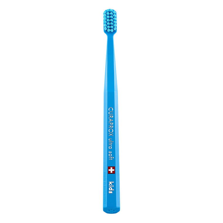 Curaprox CS Kids Toothbrush for Children Aged 412 | Ultra-Soft Gentle Cleaning | 5,500 Curen® filaments | Single Pack | Random Color