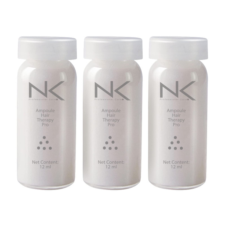 NK Professional Care - Hair Therapy Pro Ampoule - Detox - Capillary Anomalies - Dandruff Treatment | Dry Scalp | (3 Pack) 36ml.