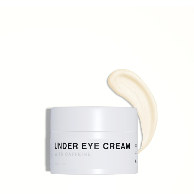 CRVFT Men's Under Eye Cream .25oz [AM/PM] | 30 Day Supply | Reduce the Appearance of Puffy Eyes + Lessen Dark Circles | Invigorated with Caffeine | M