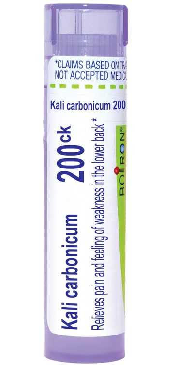 Boiron Kali Carbonicum 200Ck Homeopathic Medicine for Colds - 80 Pellets