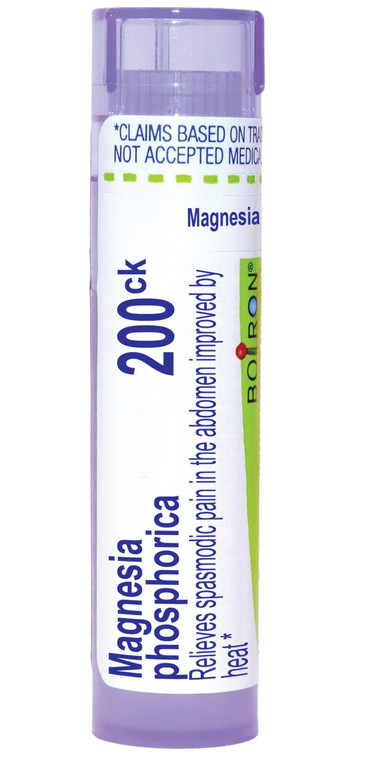 Boiron Magnesia Phosphorica 200Ck, Homeopathic Medicine for Abdominal Pain - 80 Pellets