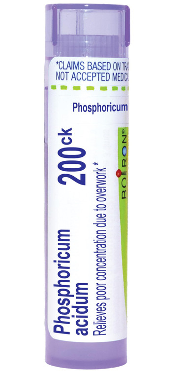 Boiron Phosphoricum Acidum 200Ck Homeopathic Medicine for Concentration - 80 Pellets