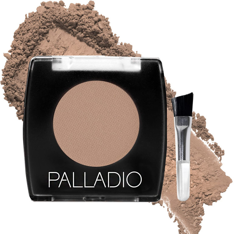 Palladio Brow Powder for Eyebrows, Soft and Natural Eyebrow Powder with Jojoba Oil & Shea Butter, Helps Enhance & Define Brows, Compact Size for Purs